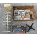 A collection of Solido diecast vehicles including Mercedes 300SL, Caroulac Ambulance, Delahage