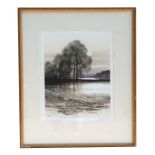 Kathleen Caddut - Among the Lakes - limited edition print, numbered 145/250, signed in pencil to the