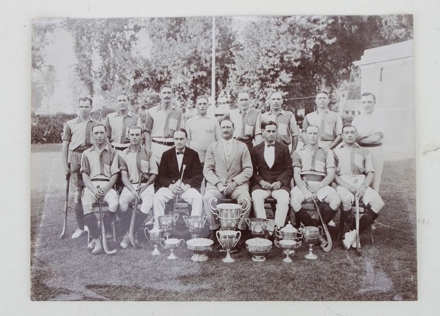 Sporting: 16 early to mid 20th century photographs, including Football, Cricket, Rugby, Hockey, - Image 2 of 2