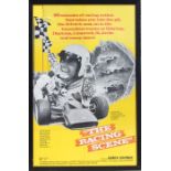 An original movie poster, The Racing Scene, starring James Garner, with appearances by Mario
