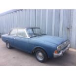 A 1965 left hand drive Ford Taunus FIA race car project, unregistered. This two door classic Ford