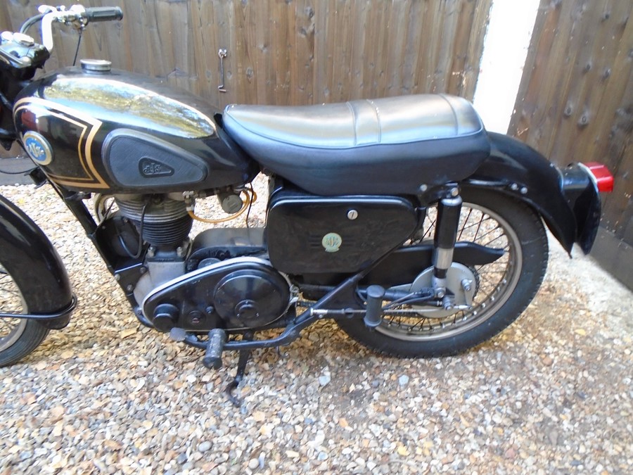 A 1958 AJS 16MS reg number 250 XVG 350CC. Part of a private collection since 1982, will require - Image 4 of 4