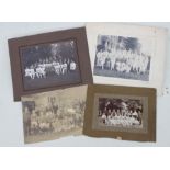Sporting: 16 early to mid 20th century photographs, including Football, Cricket, Rugby, Hockey,