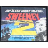 An original movie poster, Sweeny 2, starring John Thaw and Dennis Waterman, 100 x 75 cm 39½ x 29½