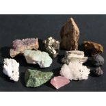 Various mineral specimens (12).