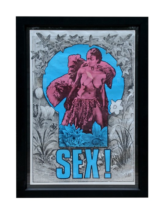 An original 1960's advertising poster - Sex - by Martin Sharp (King Kong), published by Big 'O'