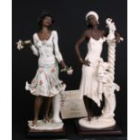 Two Giuseppe Armani limited edition figures, 43cms (16.75ins) high.Condition ReportBoth good