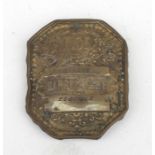 Fishing interest: A rare 19th century French Fishing Police Guard belt badge (La Loi Garde-Peche.