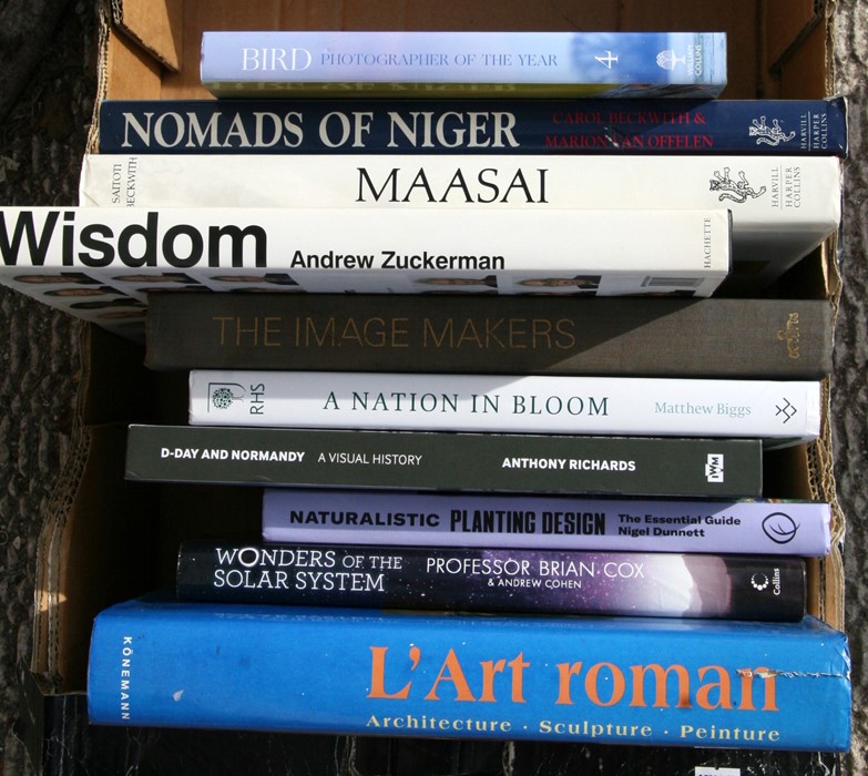 Two boxes containing assorted history, nature and art reference books to include Nichols (Helmut) - Image 4 of 4