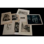 A quantity of late 19th / early 20th century engravings, various subjects to include portraits and