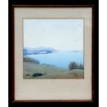 Jean Howlett - Coastal Scene - watercolour, signed & dated 1943 lower right, framed & glazed, 37