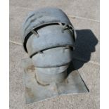 A Swift large galvanised air duct or cowl, 60cms (23.5ins) wide.