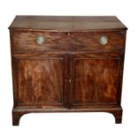 A 19th century mahogany secretaire chest. 100cm (39.5 ins) wide