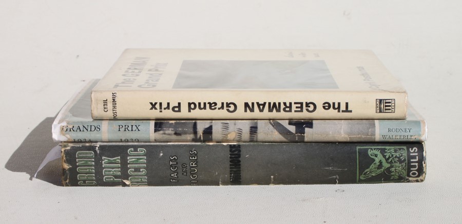 Three pre and post WWII war Grand Prix reference volumes, comprising Monkhouse (George) Grand Prix