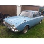 A 1964 Ford Corsair, registration number GHU 344B, blue. An ideal restoration project, this