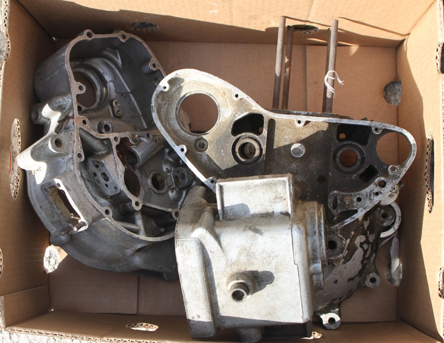 Assorted Matchless G9 and other Matchless spares including crank case, cylinder heads, valve gear, - Image 3 of 6