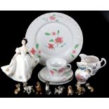 A Royal Doulton figure - Kate - HN2789; together with a group of Walt Disney Lady & the Tramp Wade