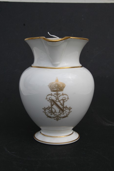 A Sevres porcelain jug and bowl set, formerly the property of Louis Napoleon III, the last French - Image 13 of 14