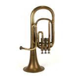 A Thibouville-Lamy Jerome brass euphonium.