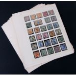 A collection of China definitive stamps on 18 pages, from 1898 to the 1970's.