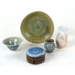 A group of Studio pottery to include Greystoke Pottery (5).