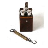 Fishing interest - early 20th century Hardy Brothers of Alnwick 8lb spring balance scales by Salter;