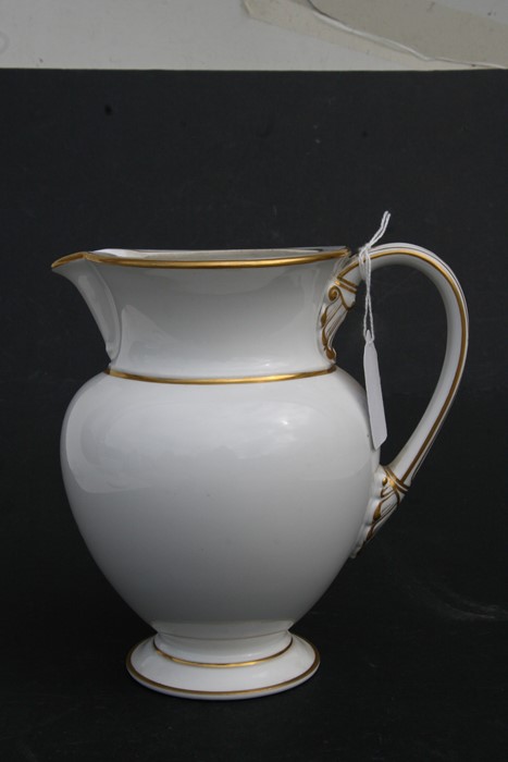 A Sevres porcelain jug and bowl set, formerly the property of Louis Napoleon III, the last French - Image 3 of 14