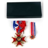 A Franco-British Association Cross of Honour, Knight medal (Croix d'Honneur, Franco-Britannique,