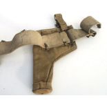 A WW2 1937 pattern Holster for the Officers Webley Mk.IV service revolver together with its Belt and