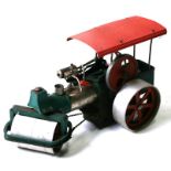 A Mamod style steam road roller, 32cms (12.5ins) long.
