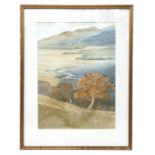 Angus Stewart - Mull - watercolour, signed & dated '85 lower left, framed & glazed, 25 by 35cms (