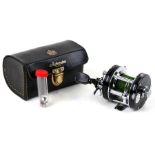 An ABU Ambassador 5000C multiplier reel, cased.