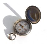 A WW1 Terrasse pocket watch officers Compass. Marked on the case: TERRASSE.W.Co. VI. 63091. 1918.