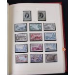 An album of Gibraltar stamps from 1886 - 1980's including an Edward VIII eight shillings; together