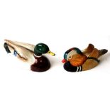 Two Beswick Peter Scott Approved birds comprising Mallard and Mandarin Duck (2).