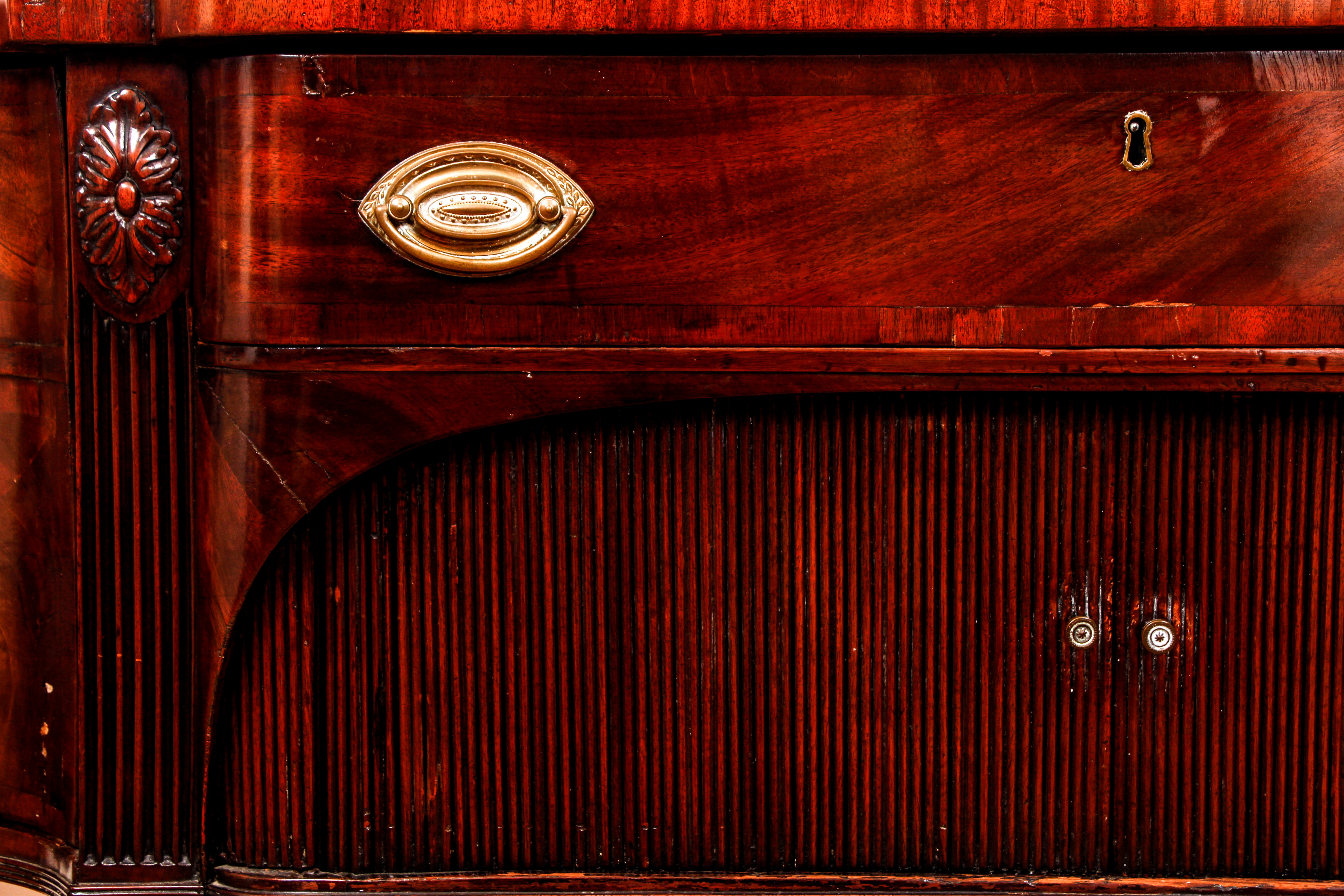 Sheraton Mahogany Sideboard circa 1810 - Image 5 of 5