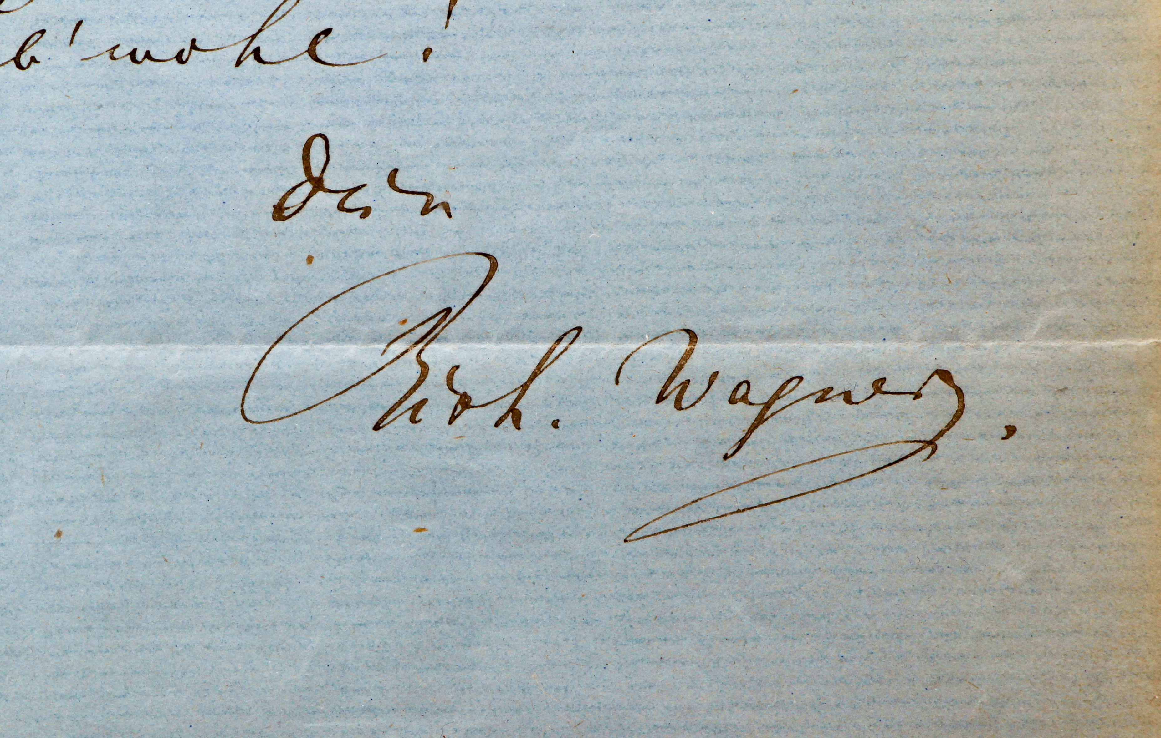 Richard Wagner ALS Letter 1858 - Image 3 of 4