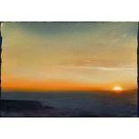 2 Patrick Ruane Twilight Landscape paintings