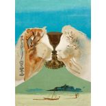 Salvador Dali Chalice of Love Signed Litho