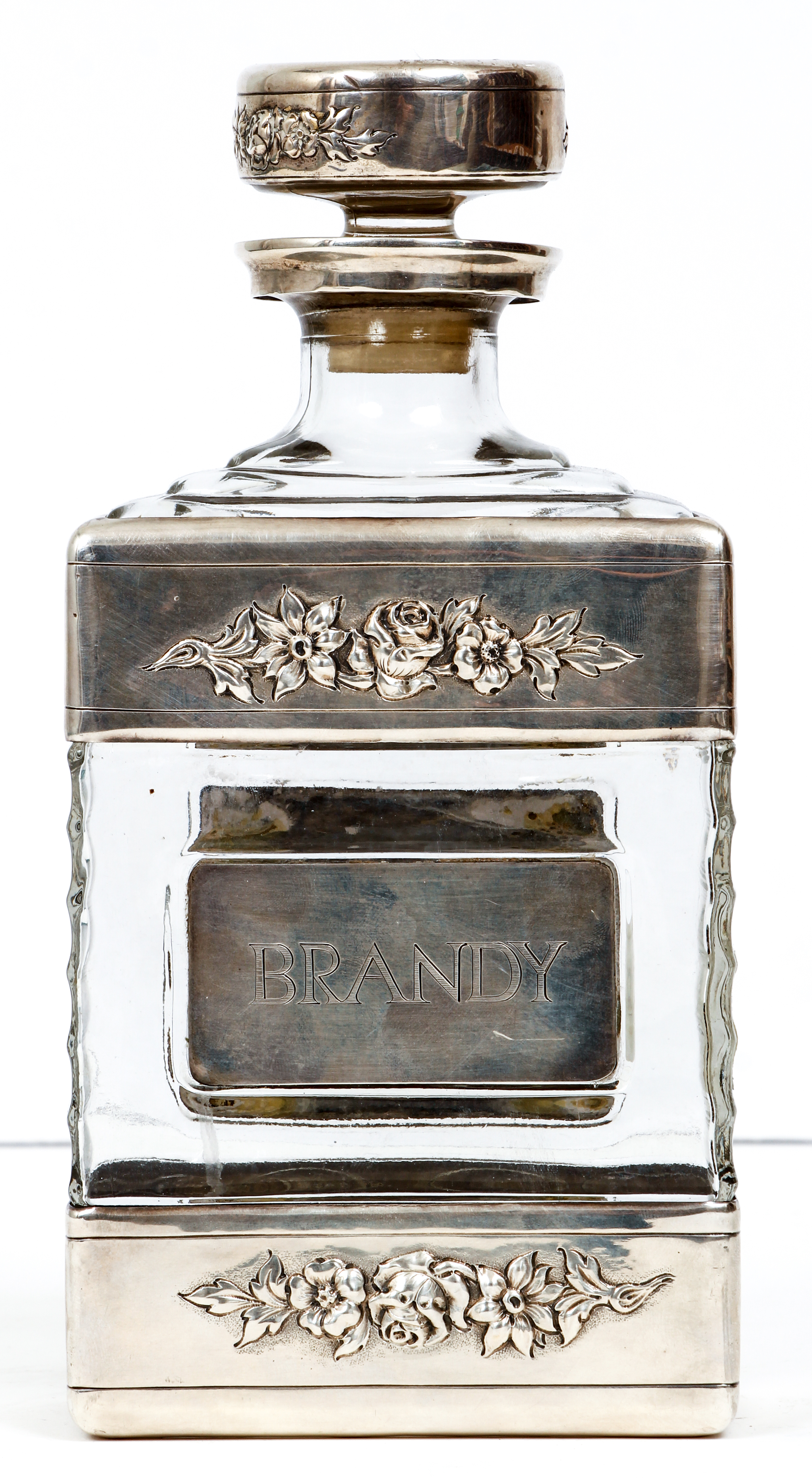 Sterling Silver encased Brandy Decanter - Image 4 of 7