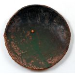 James Shipman Untitled (Green) earthenware platter
