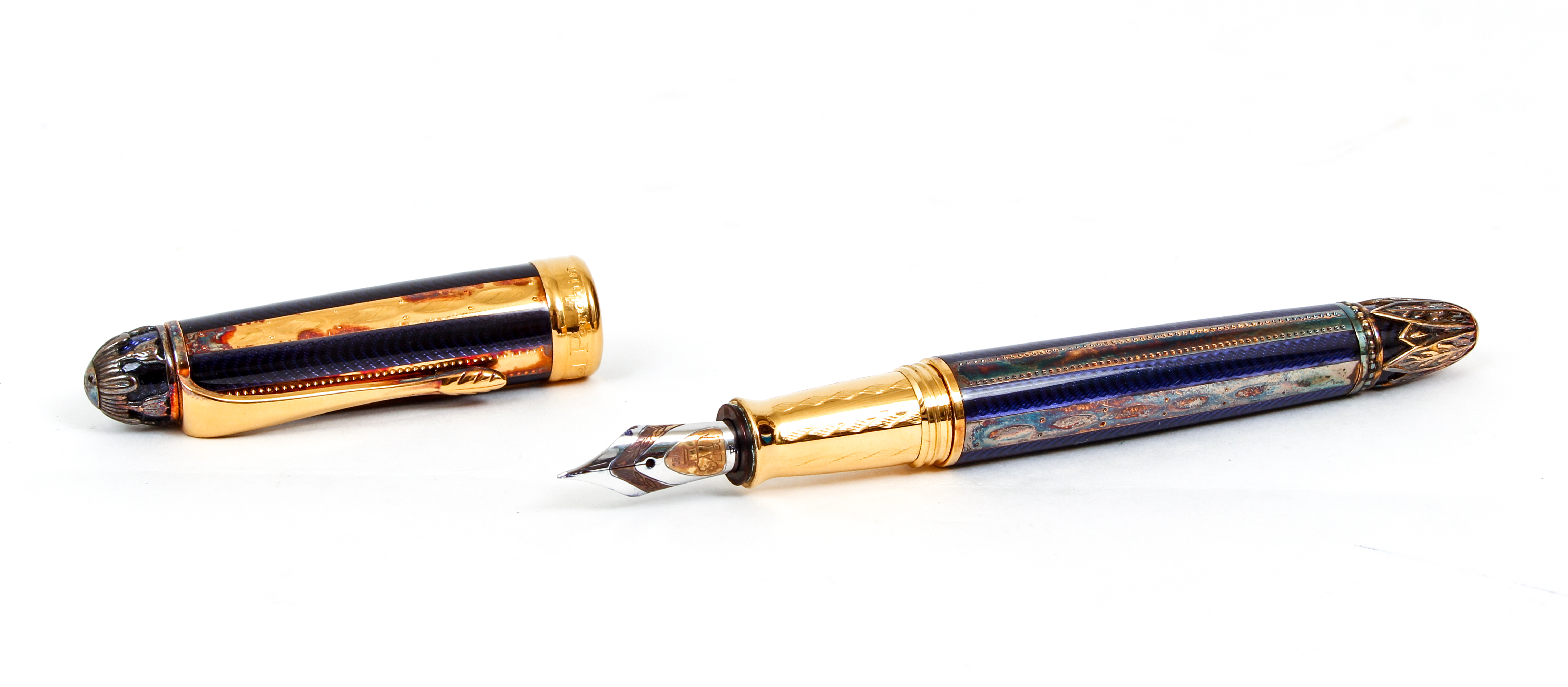 Michel Perchin Vermeil Fountain Pen - Image 7 of 8