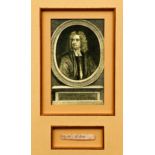 Jonathan Swift Autograph Framed