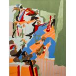 Jacob Lawrence 1993 orig litho Grand Performance