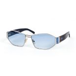 Cartier Sunglasses with blue lenses and sequins