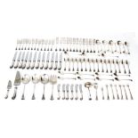 93pc Tuttle Onslow Sterling Flatware for 12 plus
