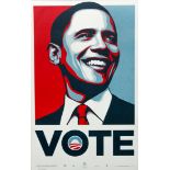 Shepard Fairey Poster Vote Obama