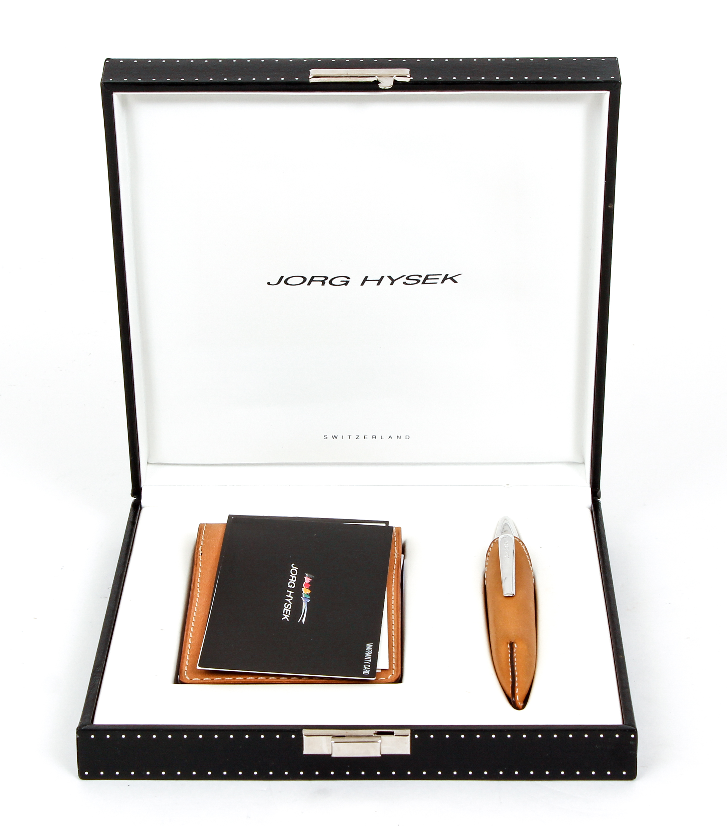 Jorg Hysek Palladium ball point pen and case