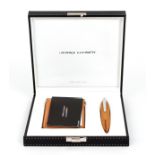 Jorg Hysek Palladium ball point pen and case