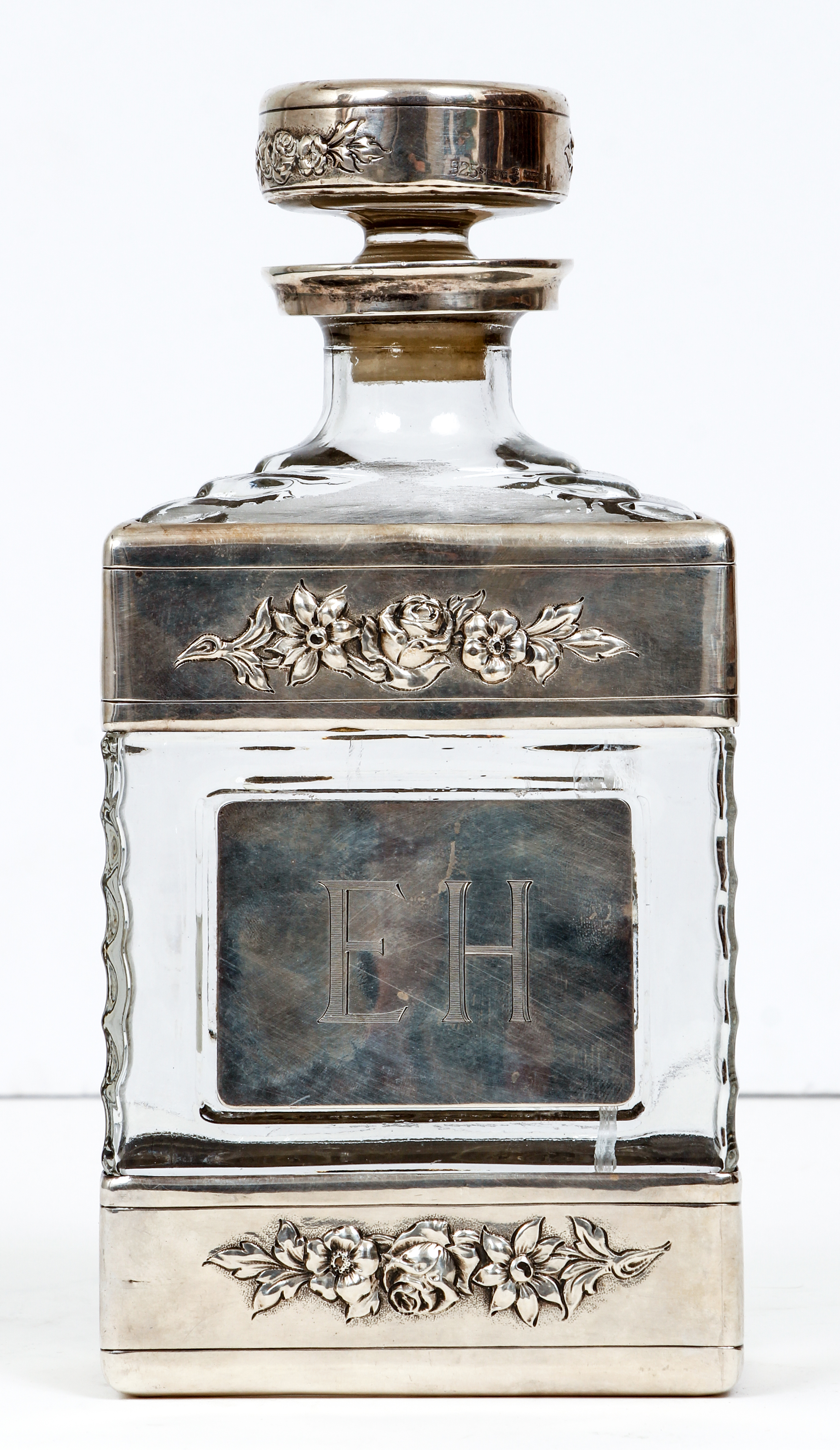 Sterling Silver encased Brandy Decanter - Image 2 of 7